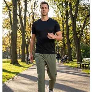 adidas Men's Green Joggers